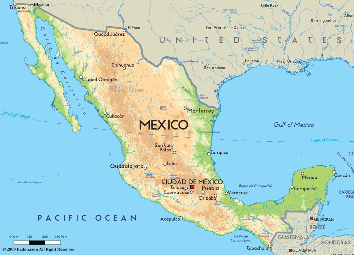 نقشہ میکسیکو
