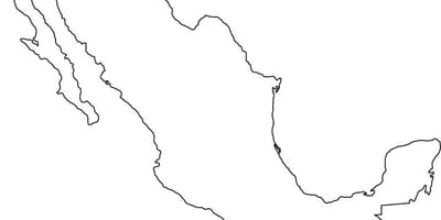 میکسیکو خاکہ نقشہ
