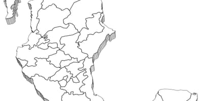 3d نقشہ میکسیکو کی