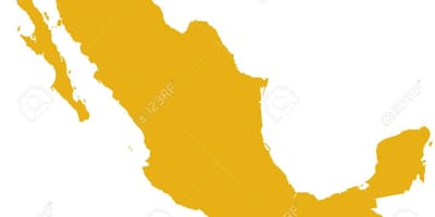 کا نقشہ میکسیکو silhouette اپنی مرضی